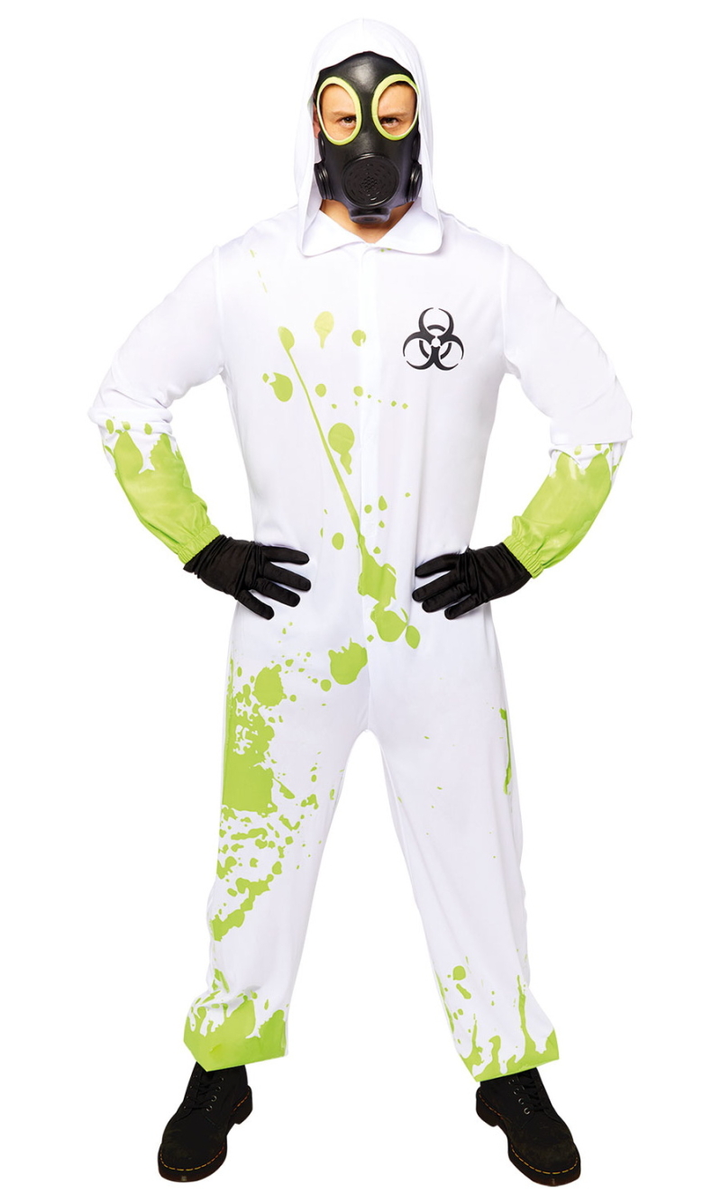 Virus Hazmat Suit Costume - Adult Size Large