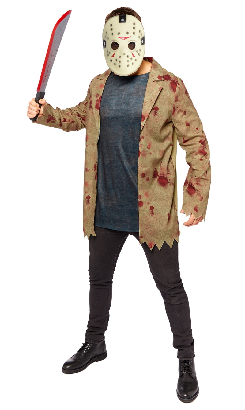 Official Licensed Jason Man Costume - Adult Size Extra Large