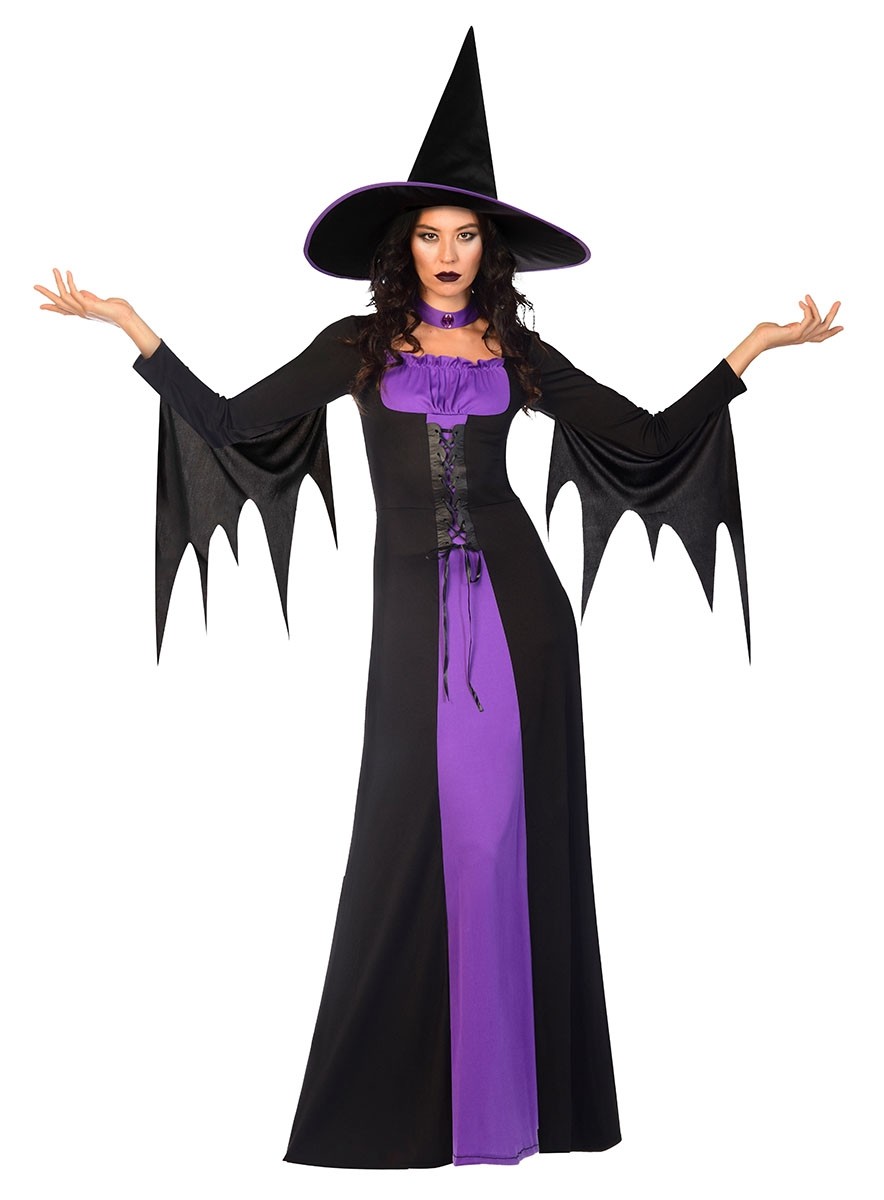 Mystic Purple Classic Witch Costume - Adult Size 5XL - Image 3