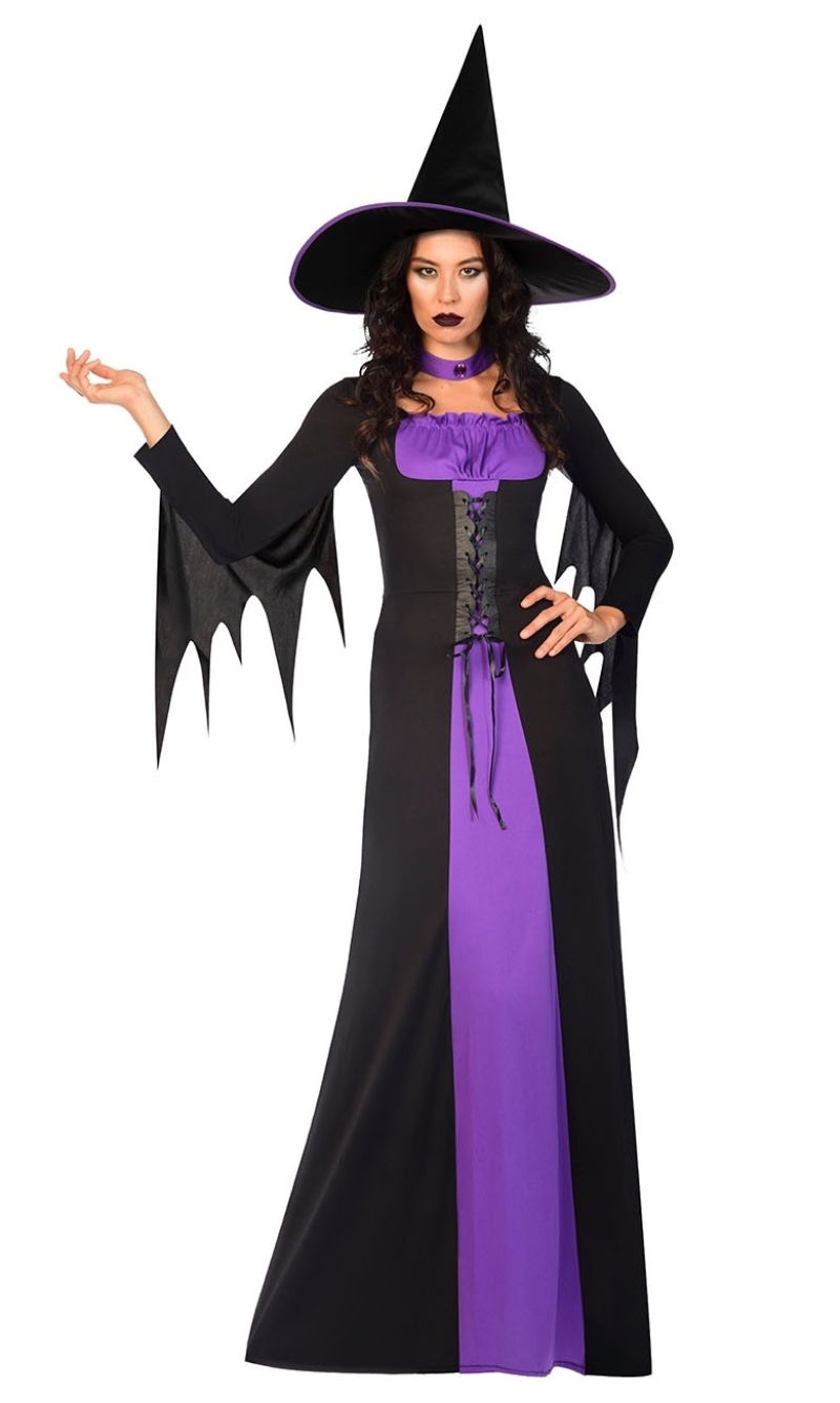 Mystic Purple Classic Witch Costume - Adult Size 5XL