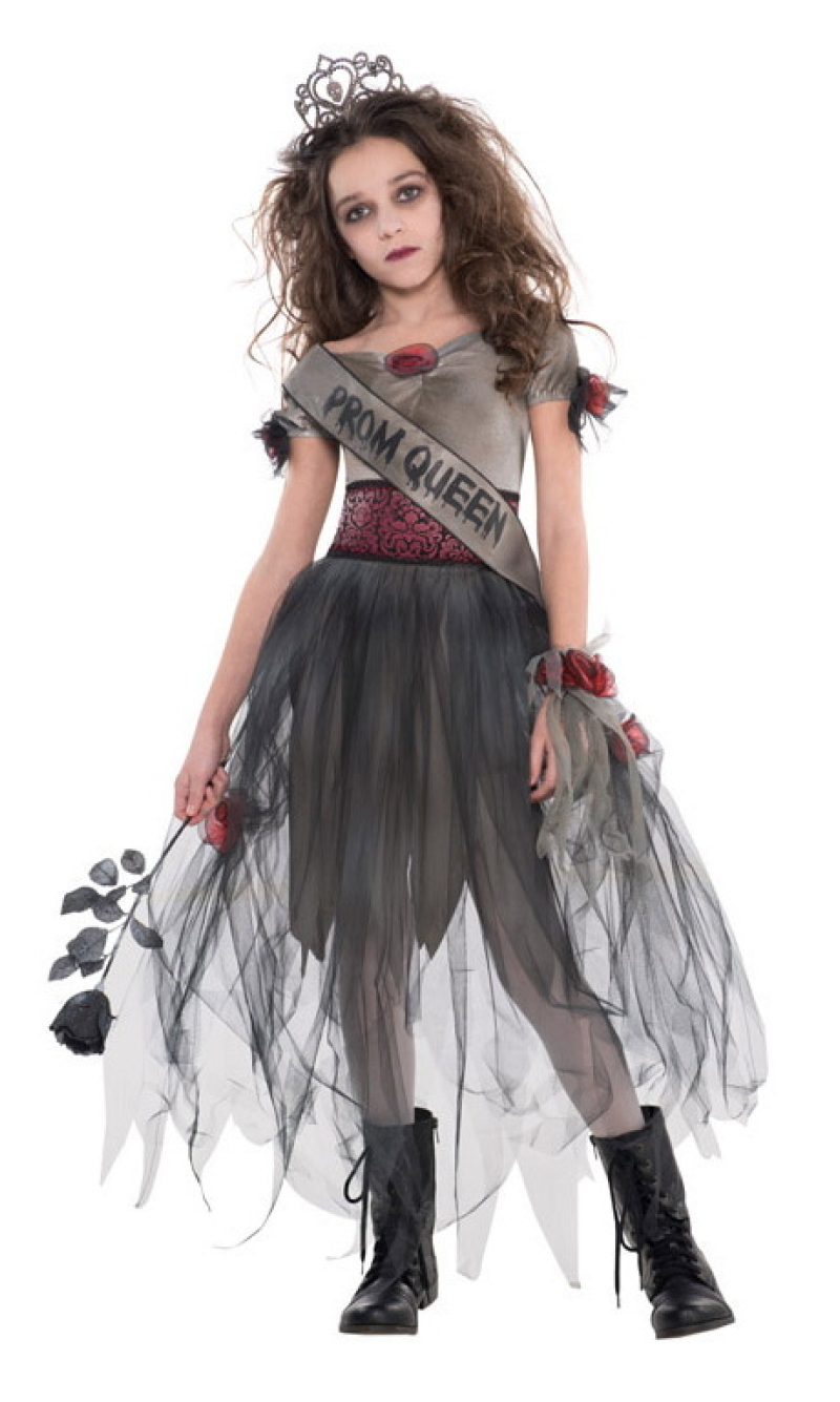 Prombie Queen Girl Costume - Age 14 to 16 Years