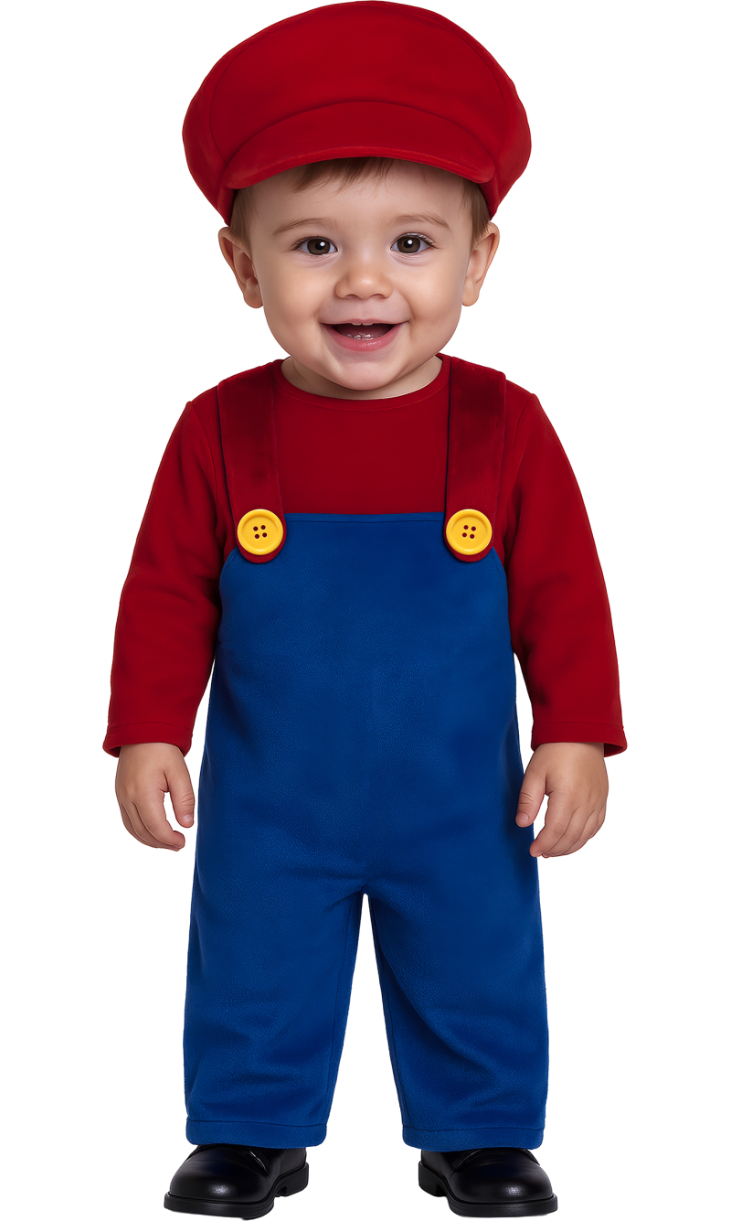 Mario Train Driver Costume - Age 18 to 24 Months