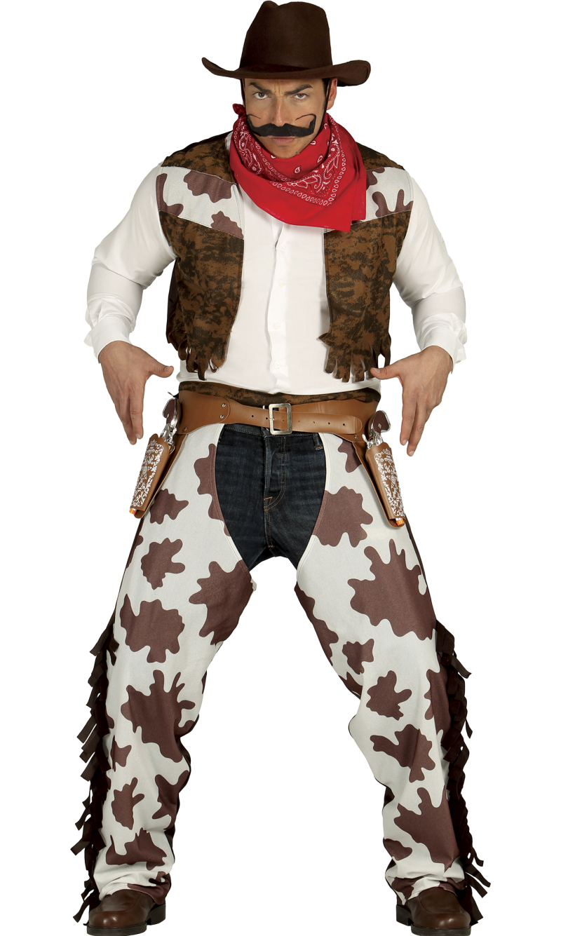 Wild West Cowboy Man Costume - Adult Size Extra Large (54-56)