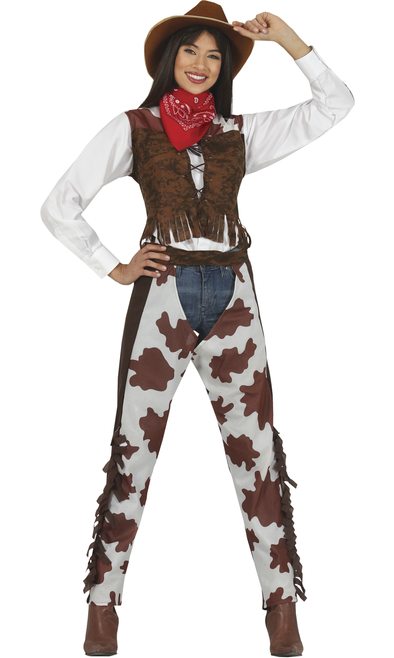 Wild West Cowgirl Costume - Adult Size Extra Large (44-46)