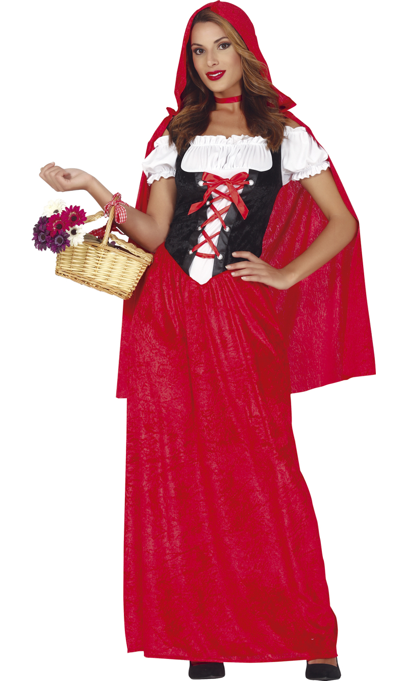 Deluxe Little Red Riding Hood - Adult Size Small (36-38)