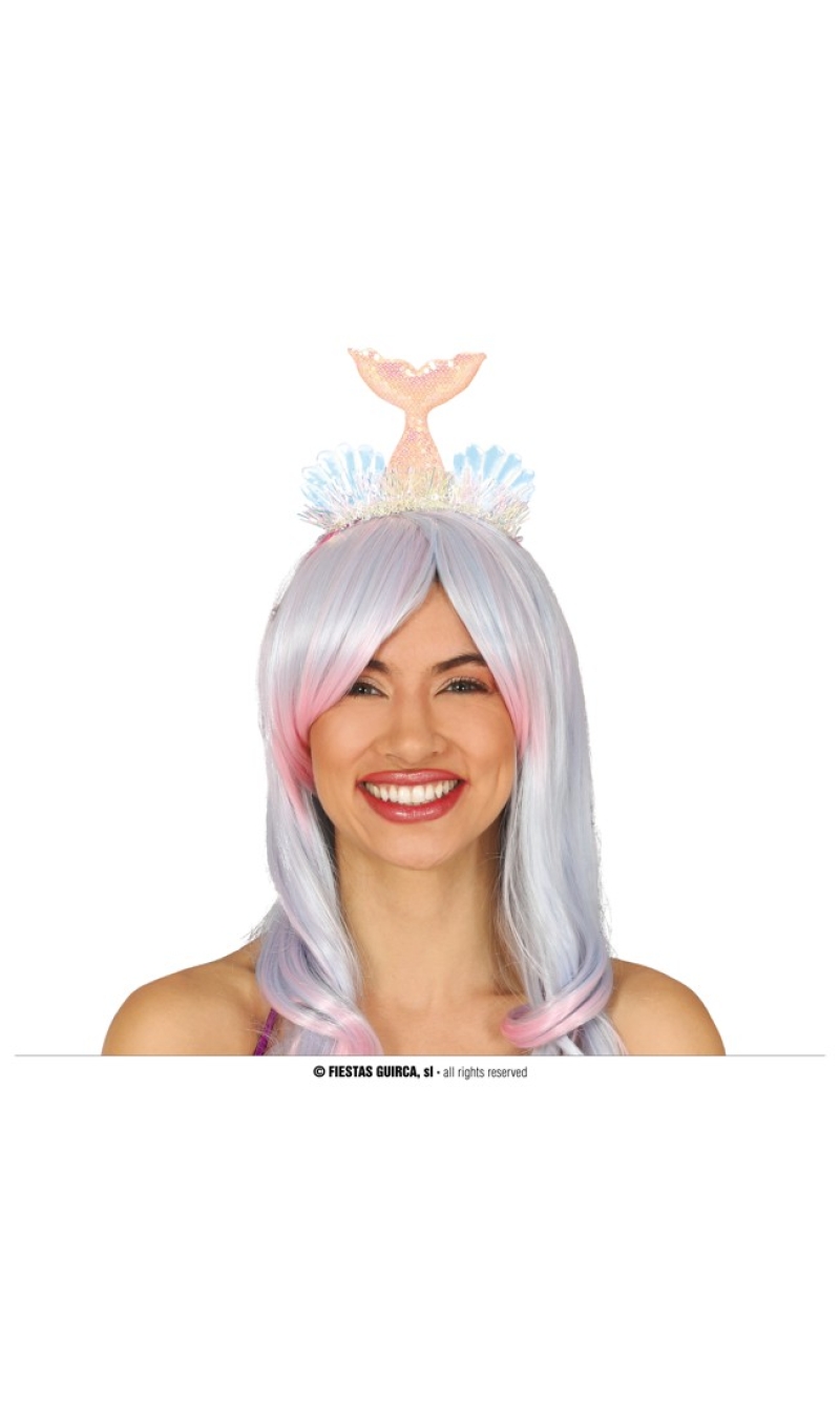 Mermaid With Shells Headband - Adult One Size