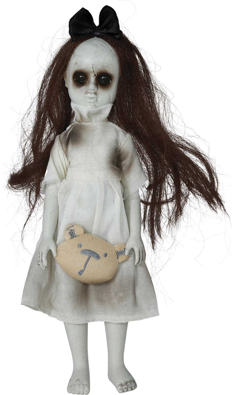 Halloween Hanging Girl With Stuffed Animal 30cm