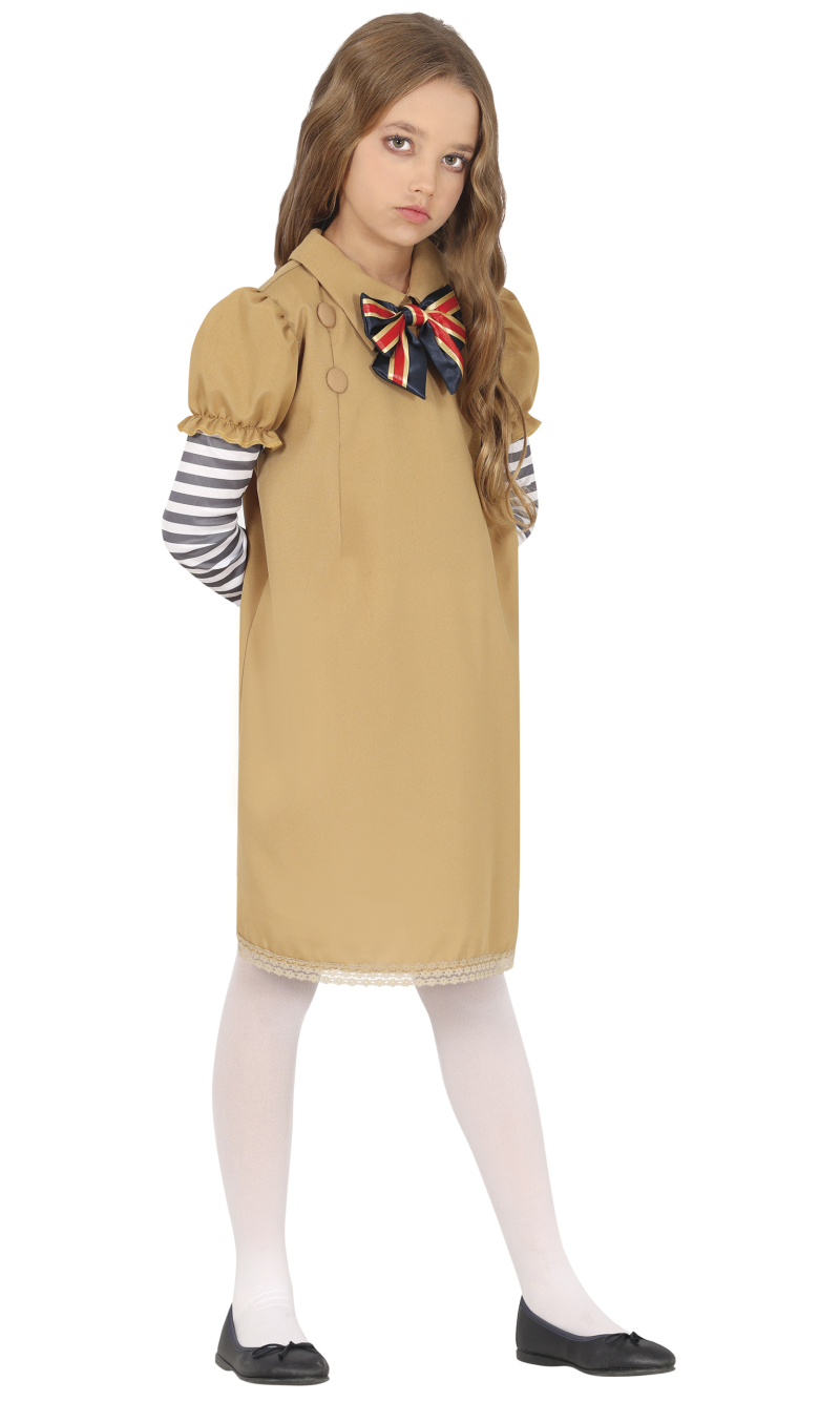 Psycho Doll Girl Costume - Age 7 to 9 Years