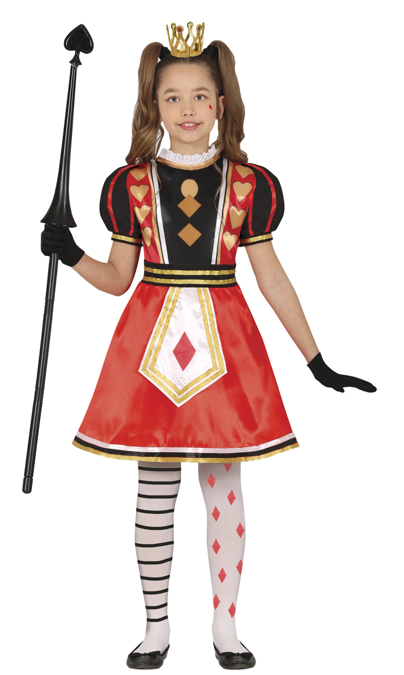Rhombus Queen Of Hearts Costume - Age 5 to 6 Years