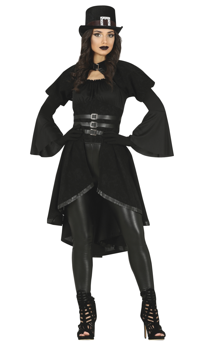Dark Gothic Lady Costume - Adult Size Medium (38-40)