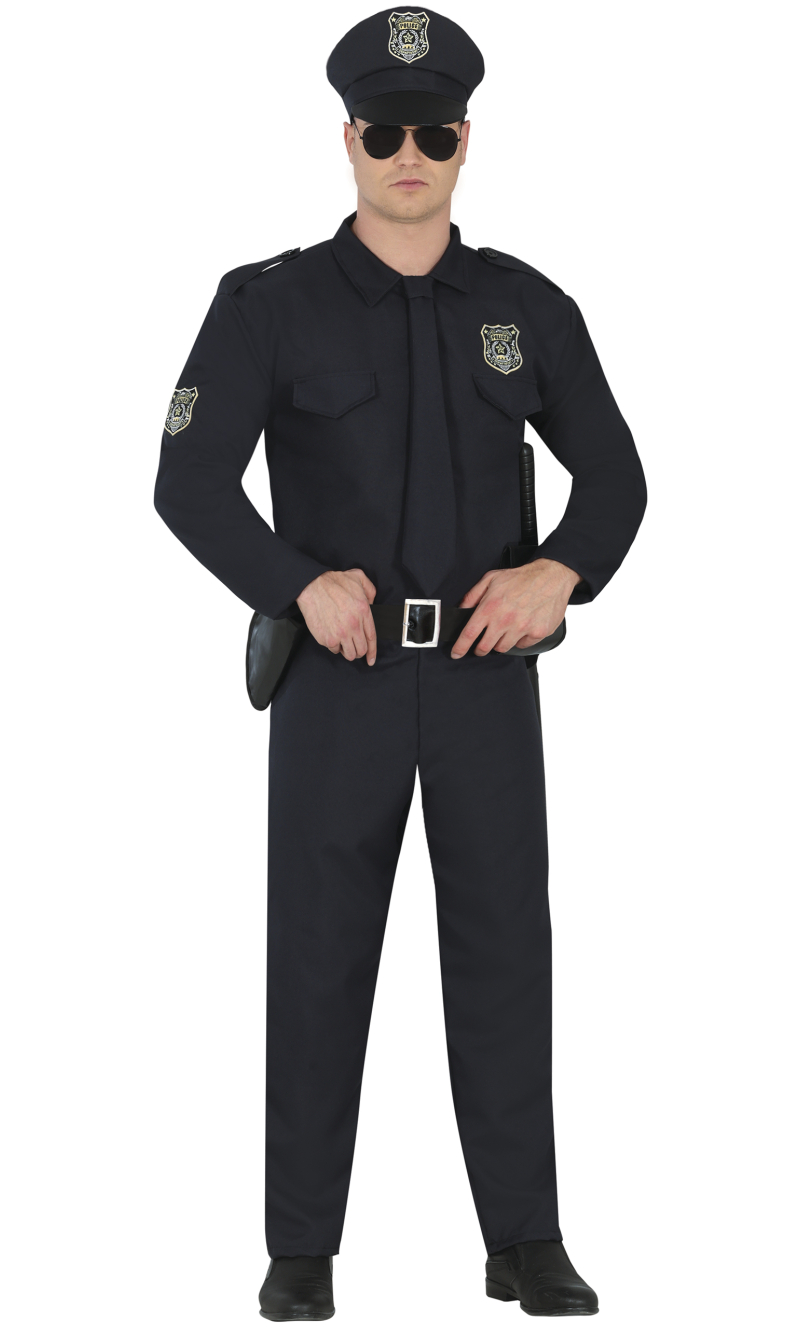 Big City Police Costume - Adult Size Large (52-54)