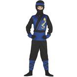 Striking Blue Ninja Costume - Age 3 to 4 Years
