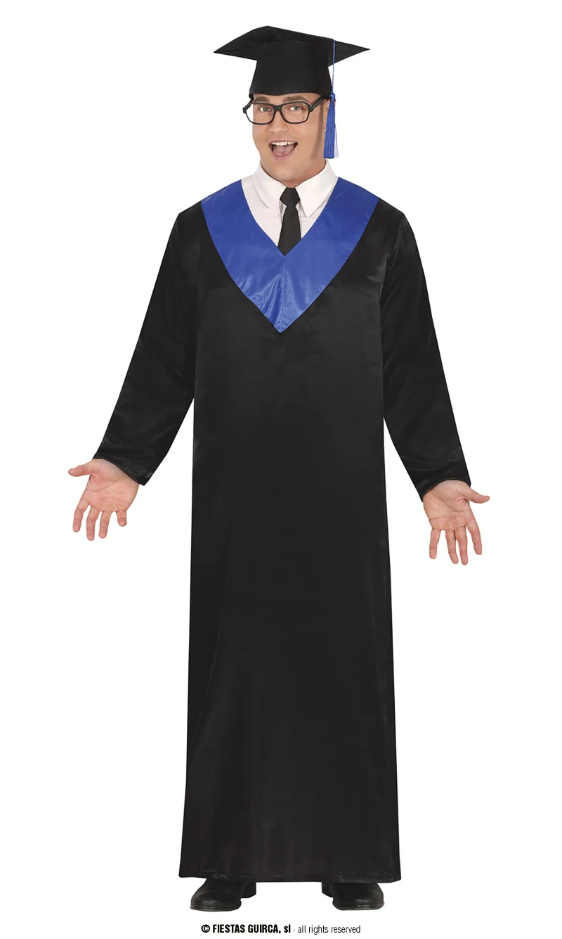 Graduate Blue & Black - Adult Size Medium (48-50)