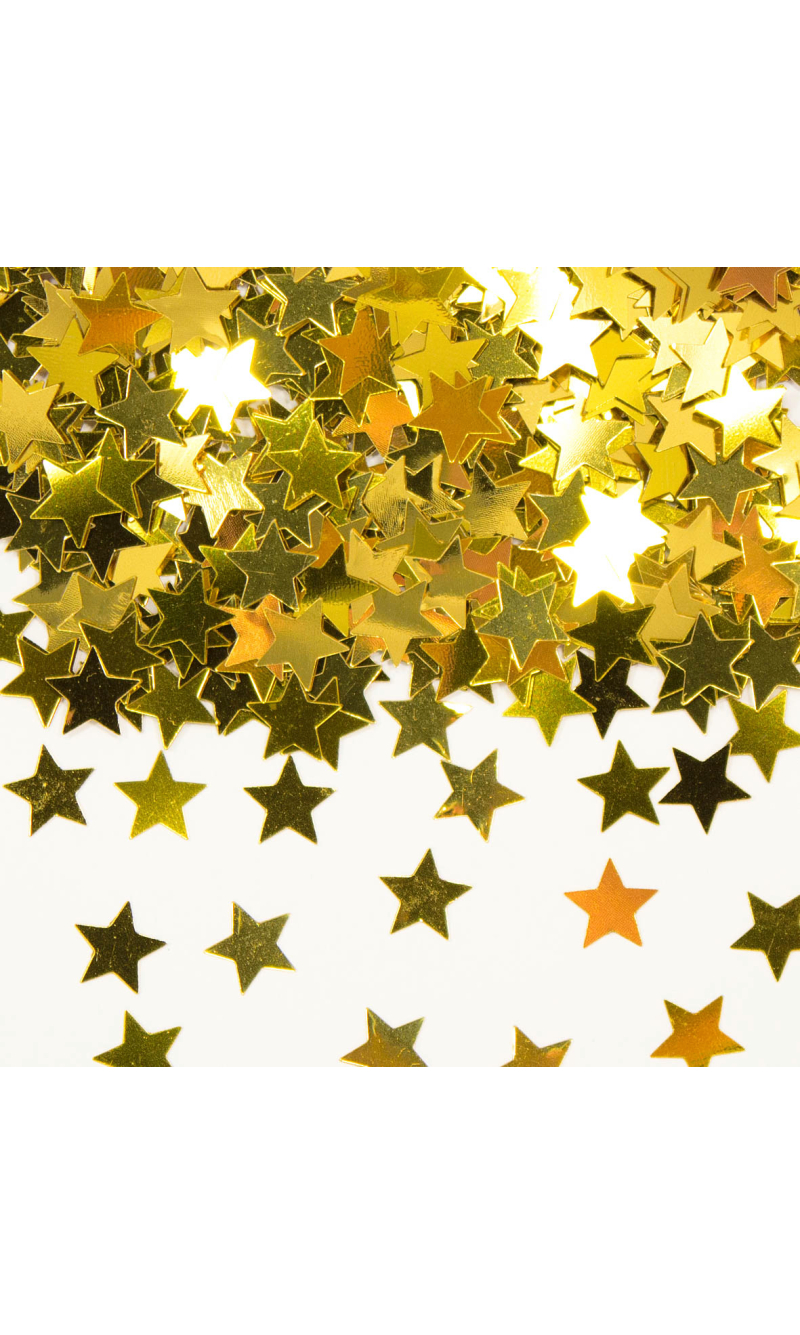 Party Confetti Golden Stars