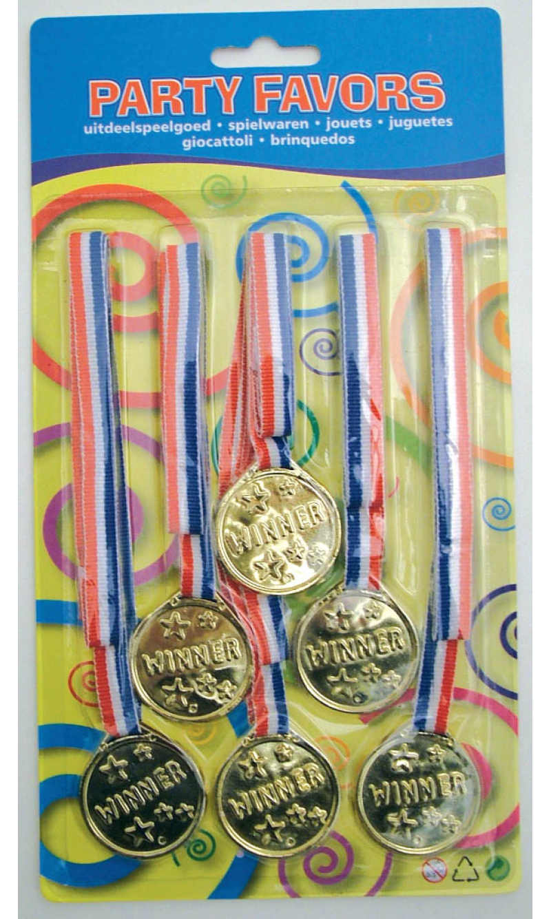 Medals Winner - 6pcs