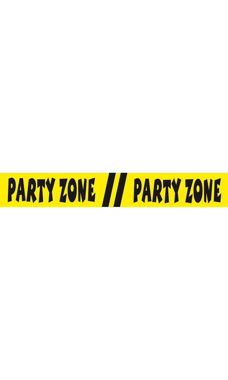 Barricade Tape Party Zone - 15m