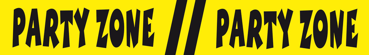 Barricade Tape Party Zone - 15m