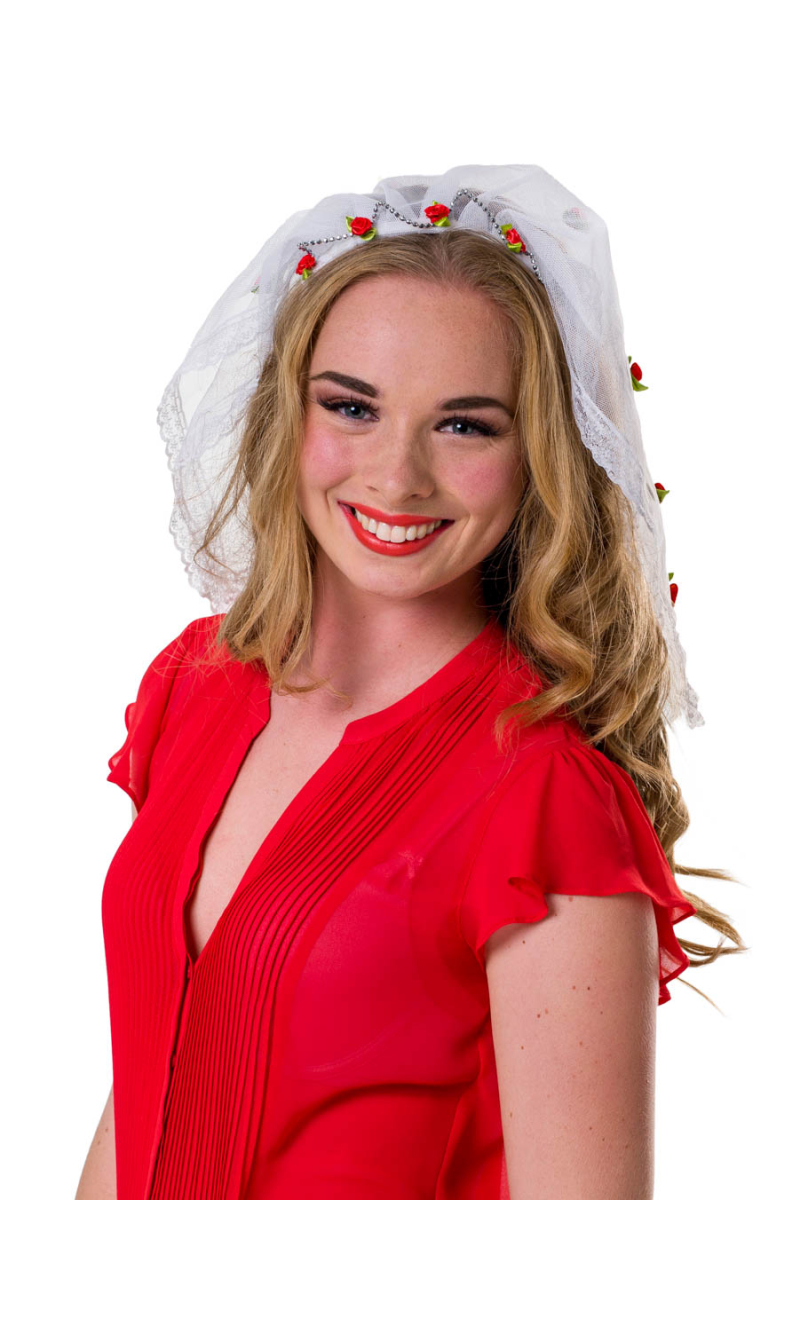 Hens White Tiara Bride Bachelorette Party