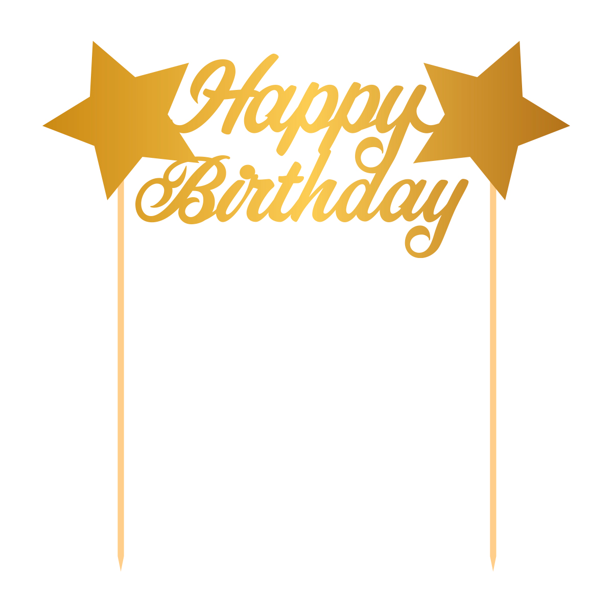 Cake Topper Happy Birthday