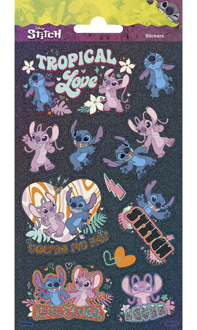 Stitch Party Laser Stickers