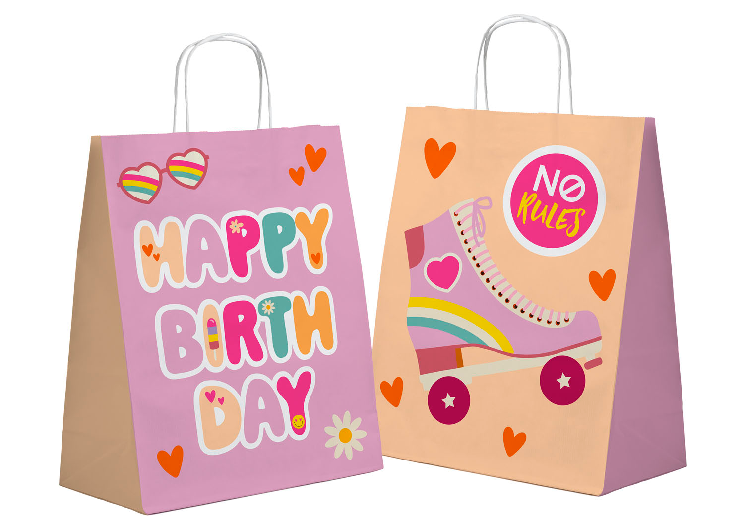 Gift Bags - Boho Girlz - 20 x 27cm - 6pcs - Image 2