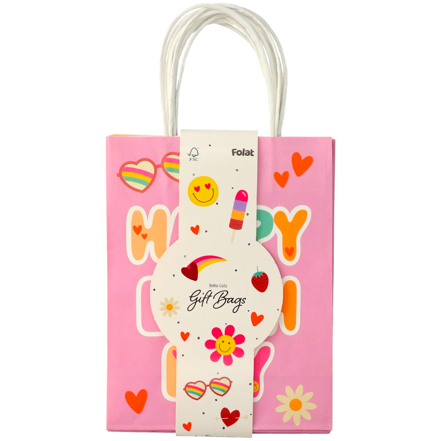Gift Bags - Boho Girlz - 20 x 27cm - 6pcs - Image 4