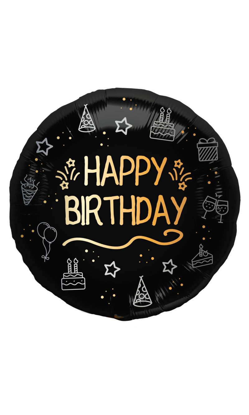 Foil Balloon - Happy Birthday - Shining Glam - 45cm