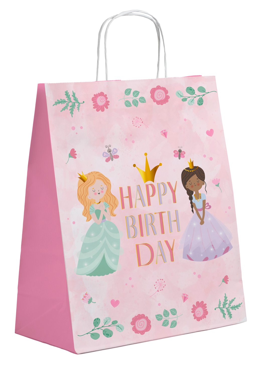 Gift Bags Pretty Princess 20 x 27cm - 6pcs