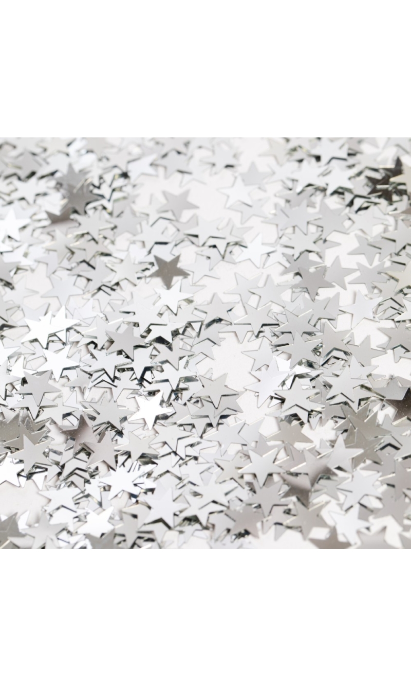 Table Confetti Silver Stars - 14g