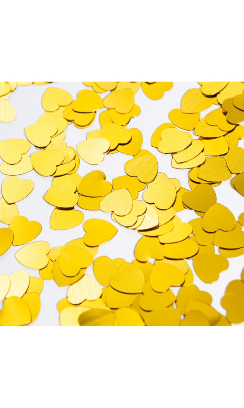 Table Confetti Gold Hearts - 14g