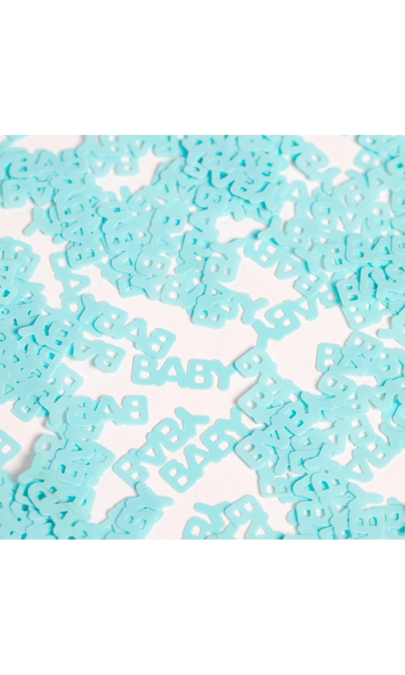 Table Confetti Blue Text Baby - 14g
