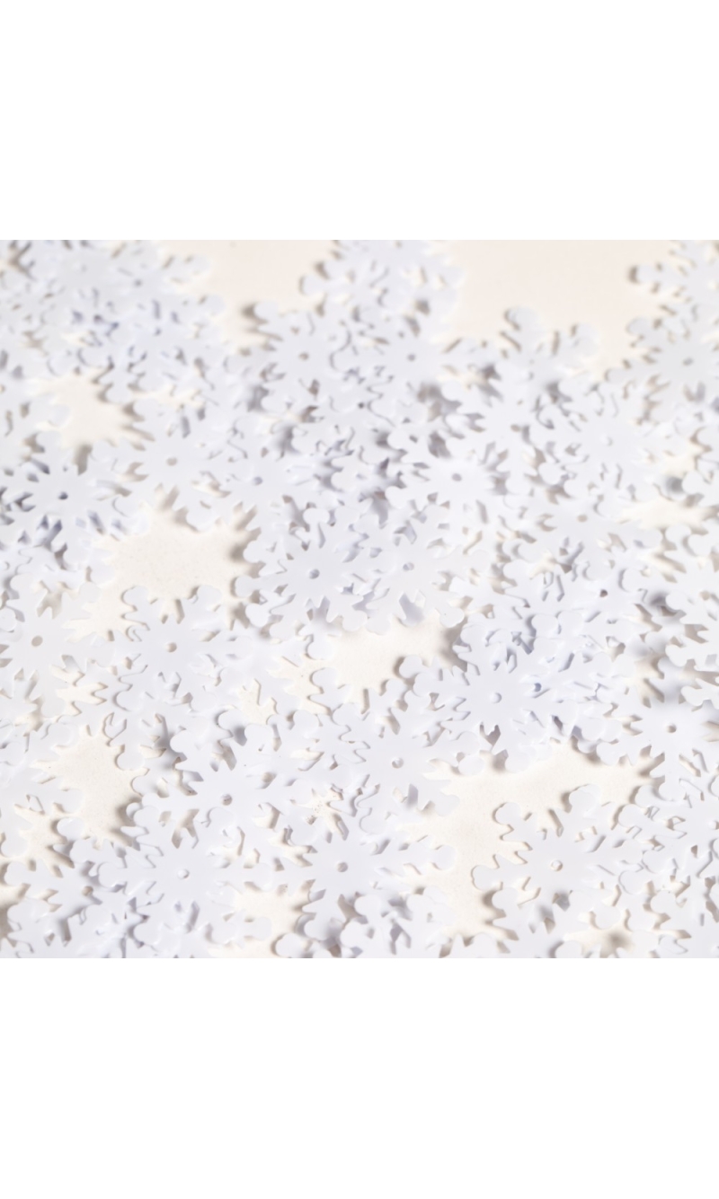Table Confetti White Snowflakes - 14g