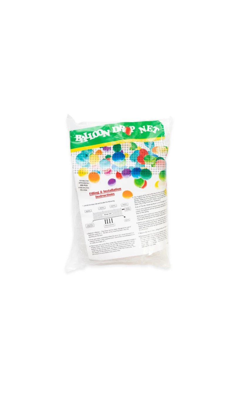 Balloons Drop Net for 200pcs (9 Inch Latex Balloons) Size 100 x 480cm