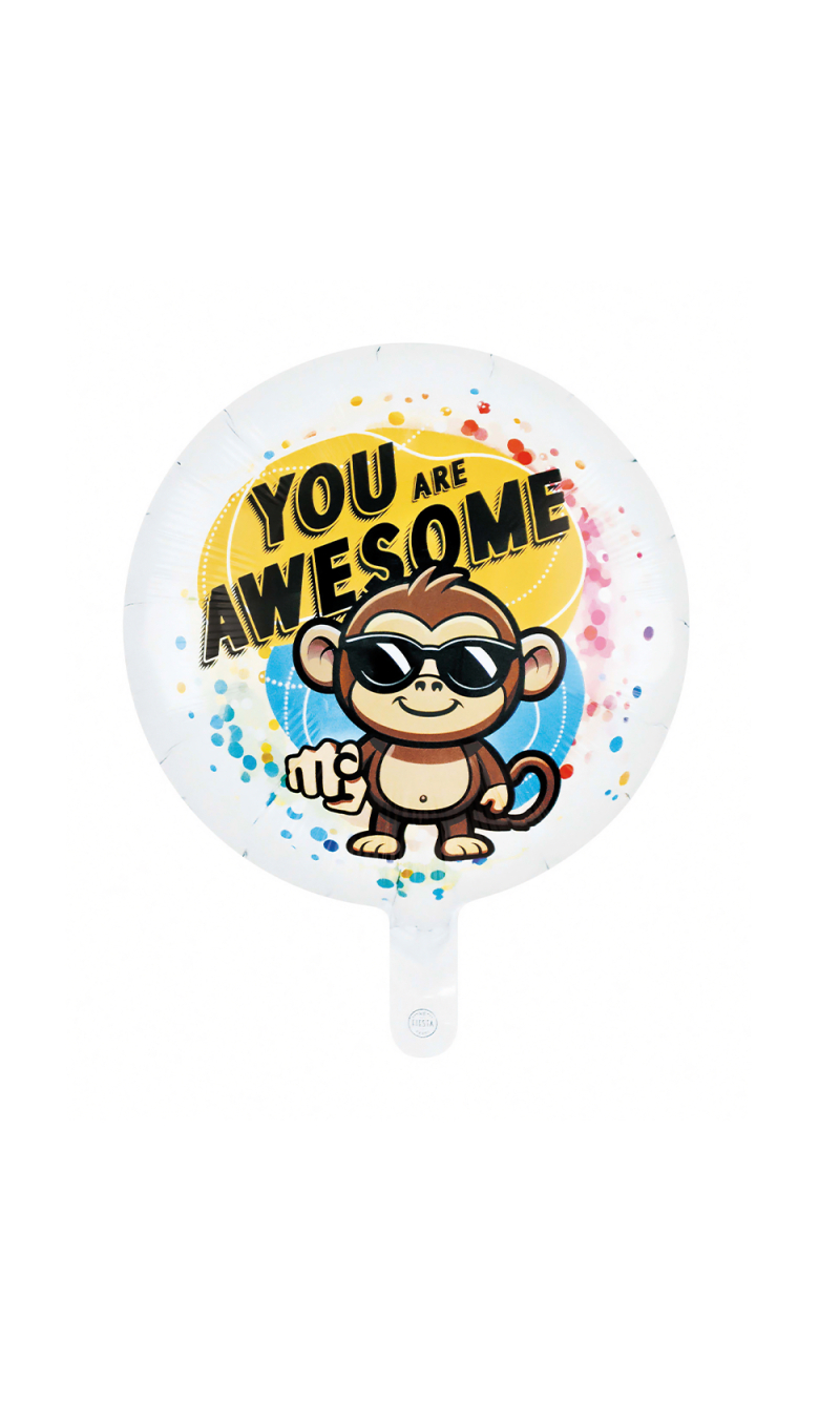 Foil Balloon 18 Inch Round - You Are Awesome
