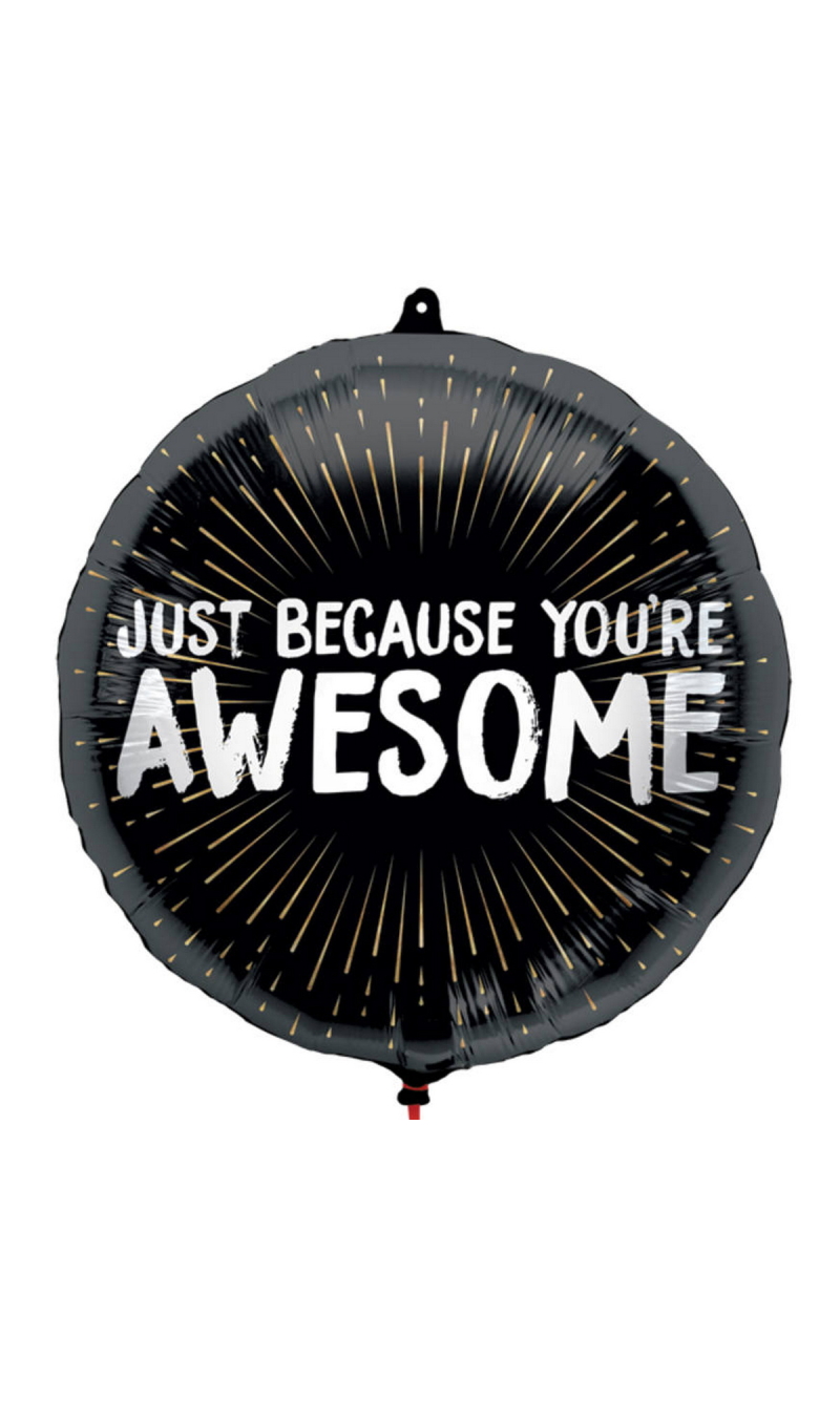 Foil Balloon Because You're Awesome - 45cm