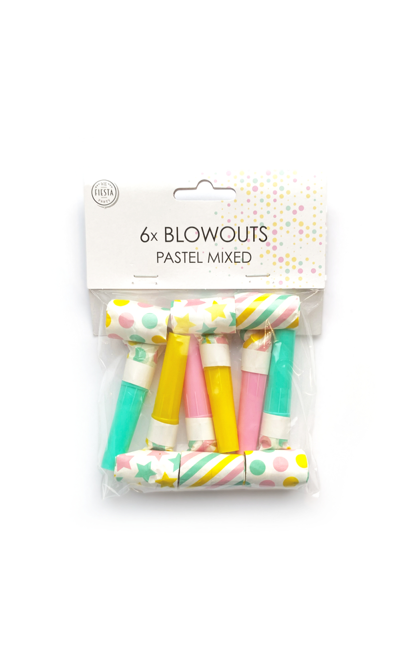 Blow Outs Pastel - 6pcs