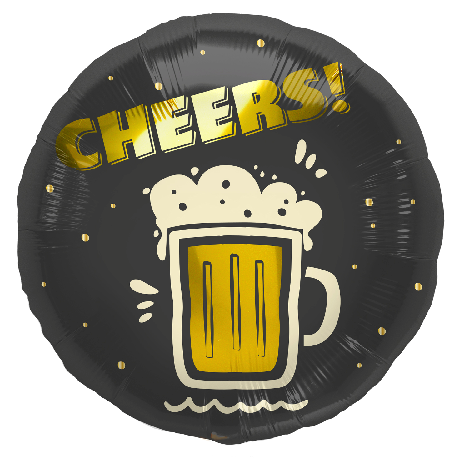 Foil Balloon Cheers Beer - 45cm