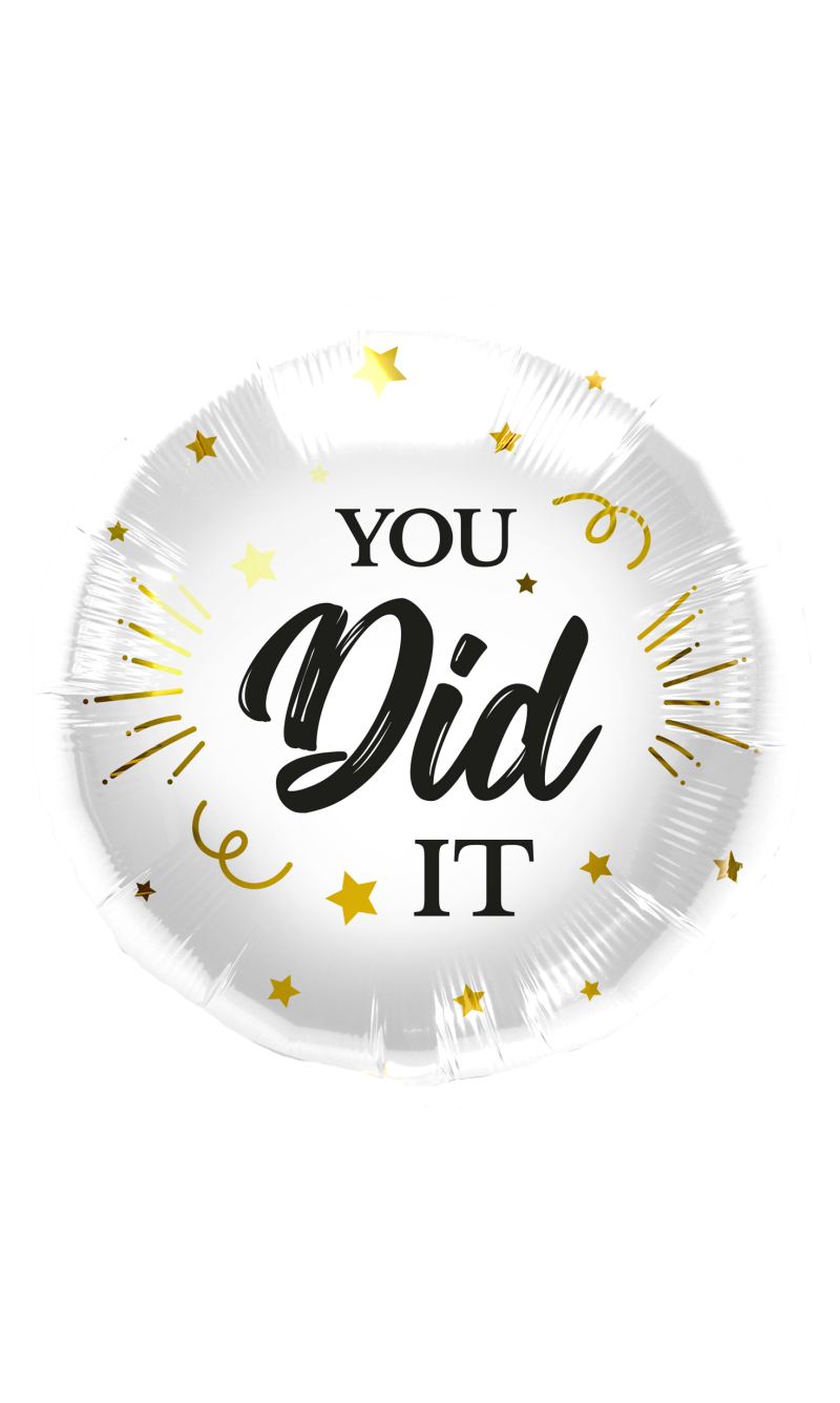 Foil Balloon You Did It - 45cm