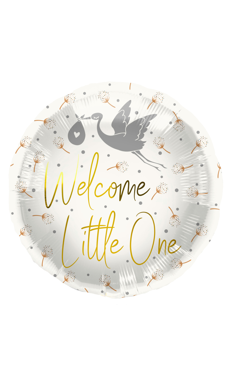 Foil Balloon Welcome Little One Starch - 45cm