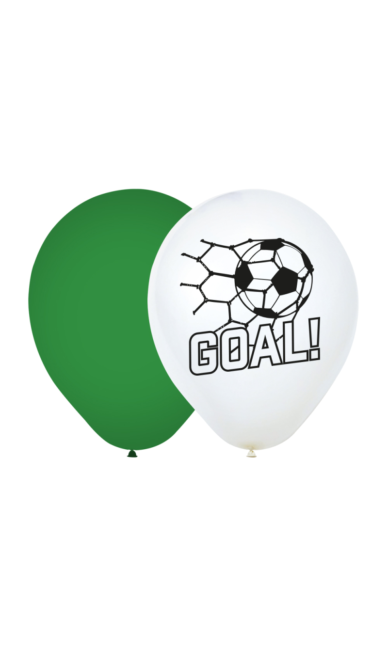 Football Soccer 12 Inch Latex Balloons - 8pcs