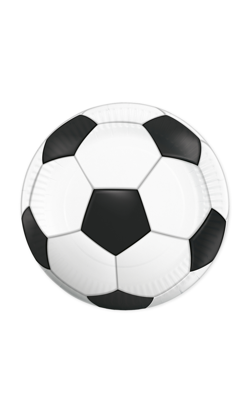 Football Soccer FSC Paper Plates 23cm - 8pcs