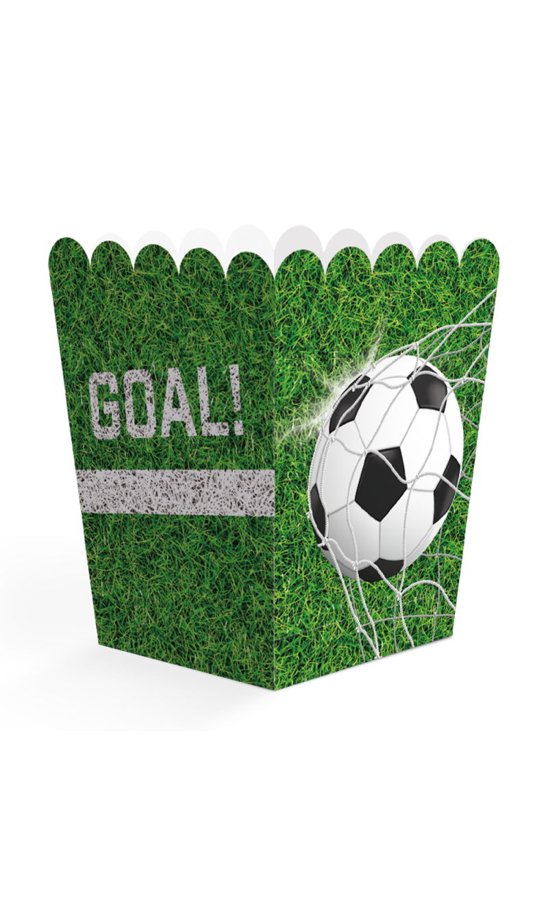 Football Soccer Snack Boxes 6.3x6.3x10.5cm - 8pcs