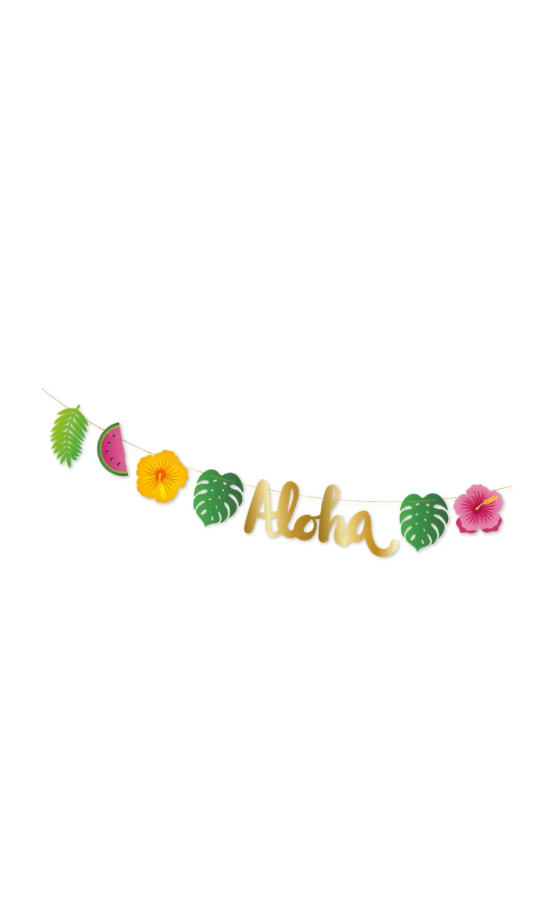 Hawaiian Aloha Letter Banner - 200cm