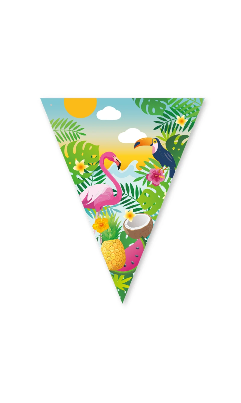 Hawaiian Aloha Bunting Flag Banner (Flag Size 16x20cm) - 6m