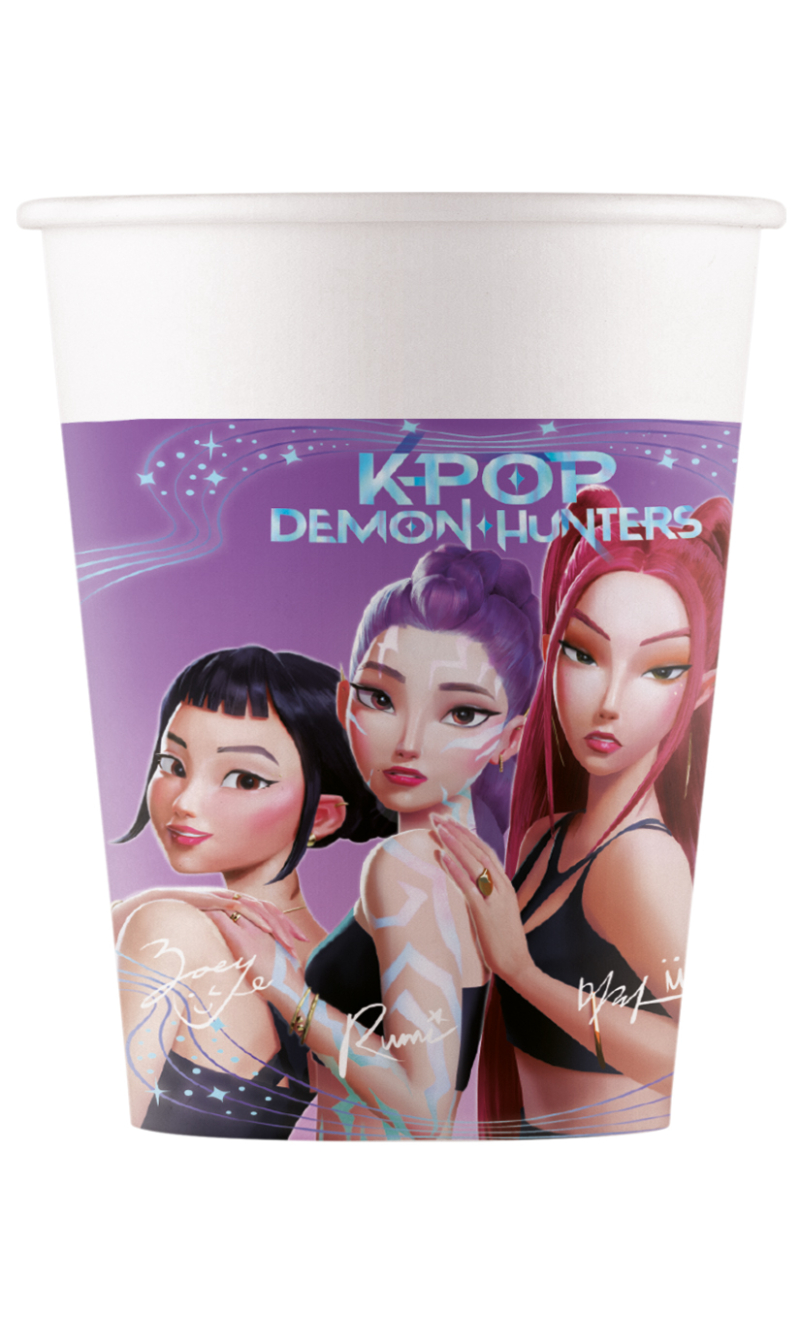 K-Pop Demon Hunters Paper Cups - 8pk