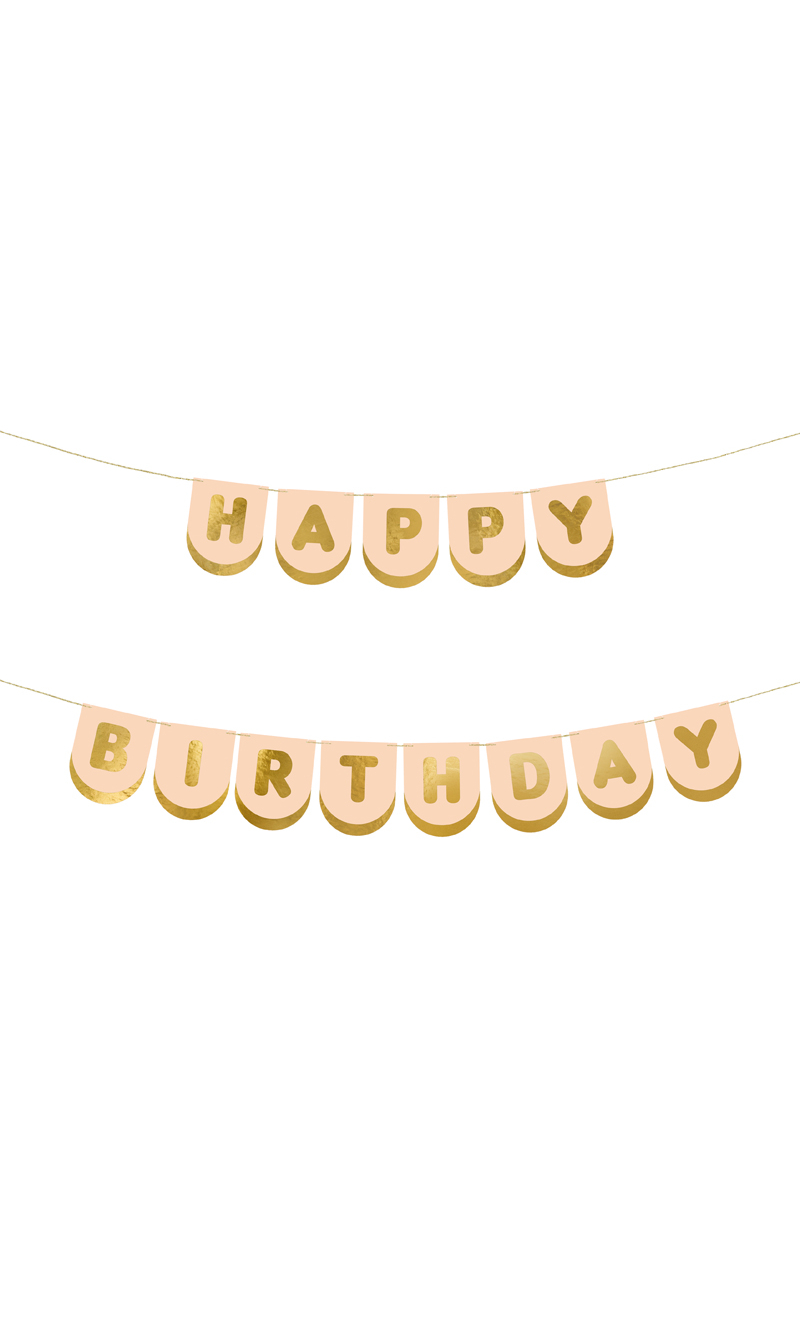 Happy Birthday Horses Banner 13 x 150cm