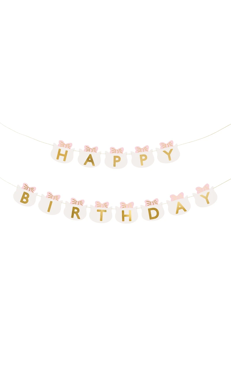 Banner Happy Birthday Cats 2.8 M Mix