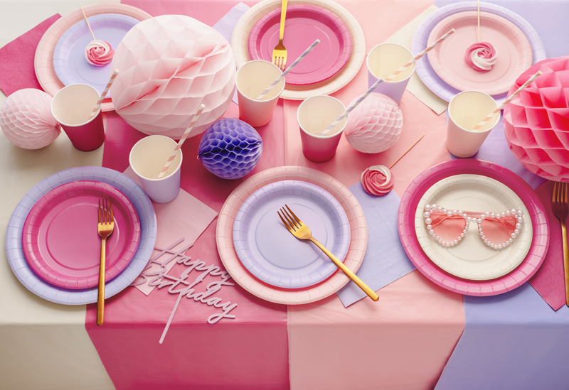 Paper Cups Dark Pink 250ml - 6pk - Image 4