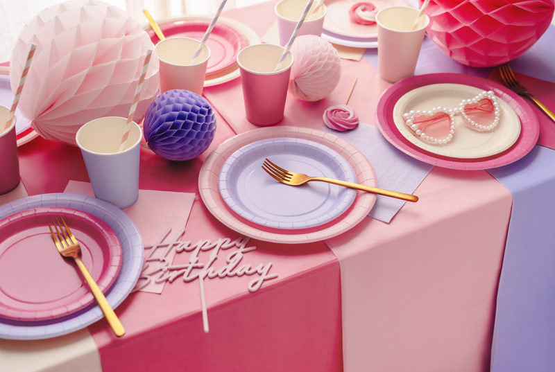 Paper Cups Dark Pink 250ml - 6pk - Image 5