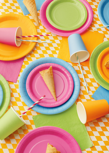 Paper Cups Dark Pink 250ml - 6pk - Image 7